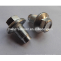 Zinc-Plate Hex Head Flange Bolt With Dog Point